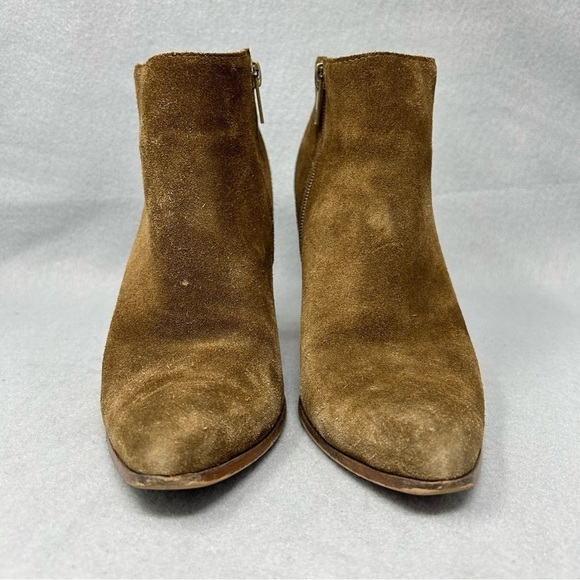 Ivanka Trump Brown Carver Suede Ankle Boots, Size 8 - Picture 6 of 12